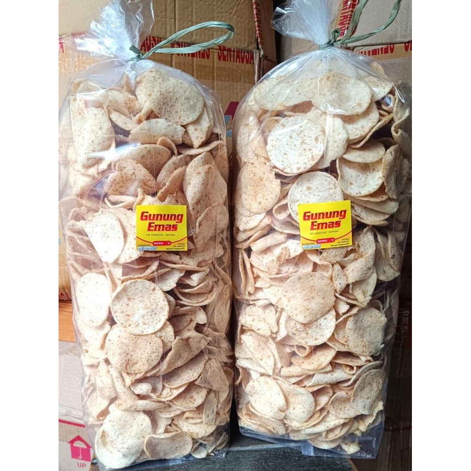 

Keripik Tempe Menjes/Keripik Tempe Gembos 1kg - Gurih Renyah Snack - Food
