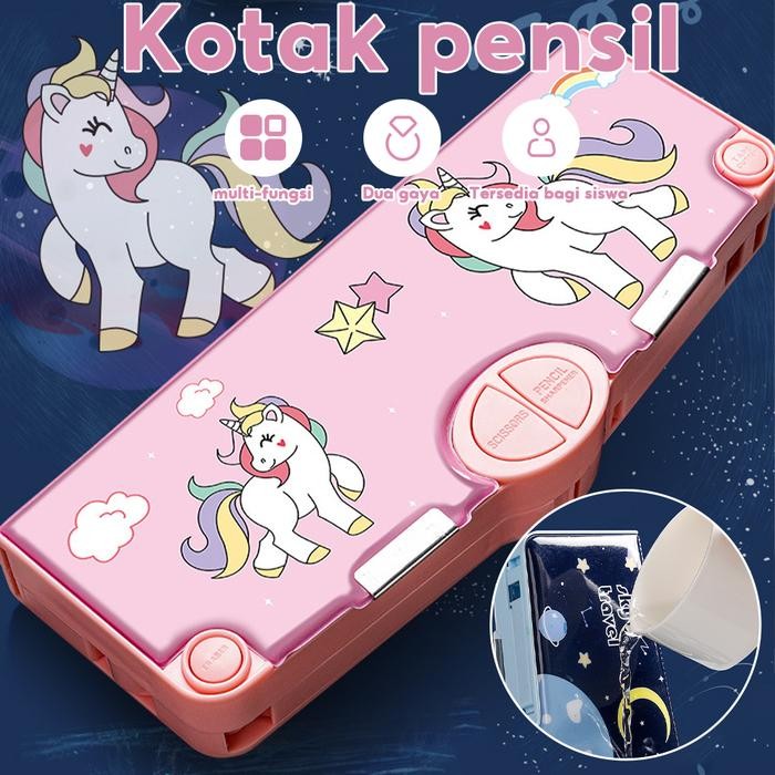 

Bentley - Kotak Pensil/Tempat Pensil Alat Tulis Multifungsi Kartun Lucu Anak