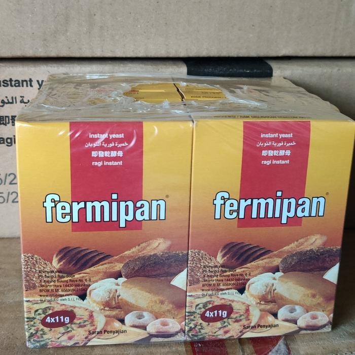 

JTTOP" FERMIPAN RAGI INSTAN SACHET 4X11G INSTANT YEAST BOX
