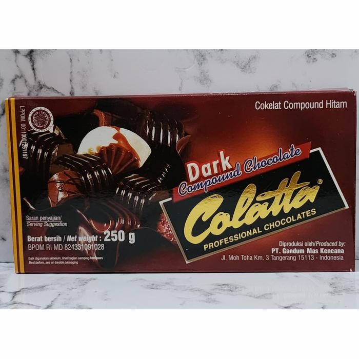 

JTTOP" COLATTA DARK COMPOUND CHOCOLATE (250 GR)