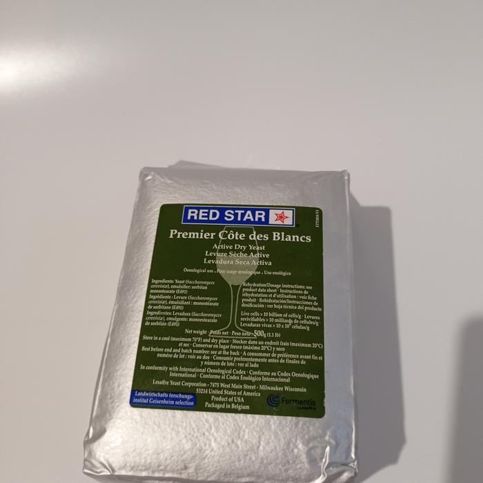 

JTTOP" RED STAR COTE DES BLANCS WINE YEAST (EPERNAY II), REPACKED 5G
