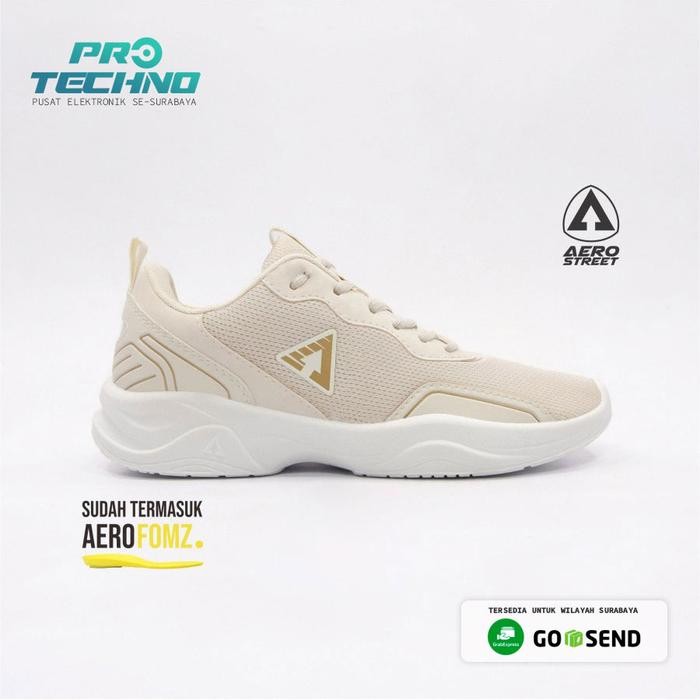 Sepatu Olahraga / Sepatu Sport Aerostreet - Jennie / Cream - 37