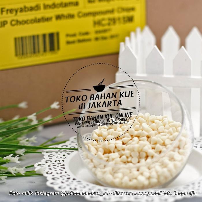 

JTTOP" CHOCOLATE CHIP WHITE CHOCO CHIPS COKELAT PUTIH TULIP COKLAT 250 GR