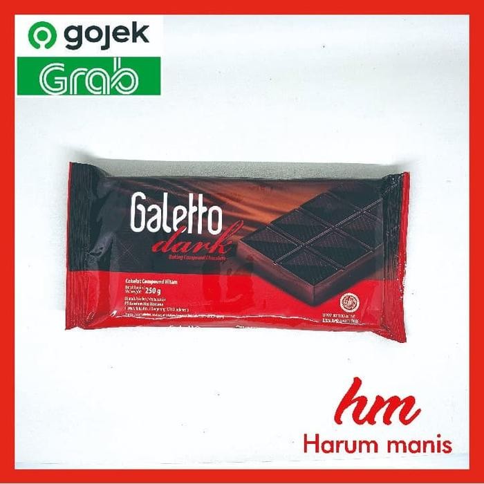 

JTTOP" GALETTO DARK COMPOUND COKLAT 250G