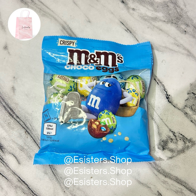 

Mamam_Asoy M&M'S Chocolate Choco Eggs Crispy M&M Cokelat Crispy Choco Eggs Coklat Import