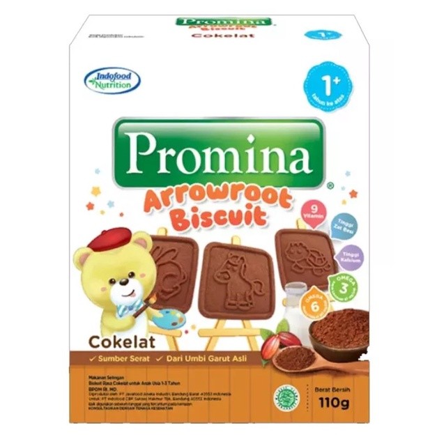 

Mamam_Asoy Promina Arrowroot Cookies N-Shape 1 Tahun Keatas 110Gr