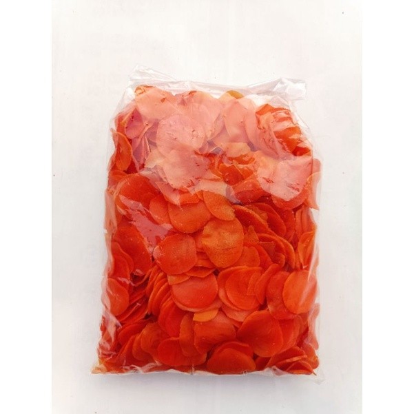

Mamam_Asoy Makaroni Pipa Bantet Mentah / Kerupuk Warna Mix / Orange / Kerupuk Mawar Rafael (1Kg).