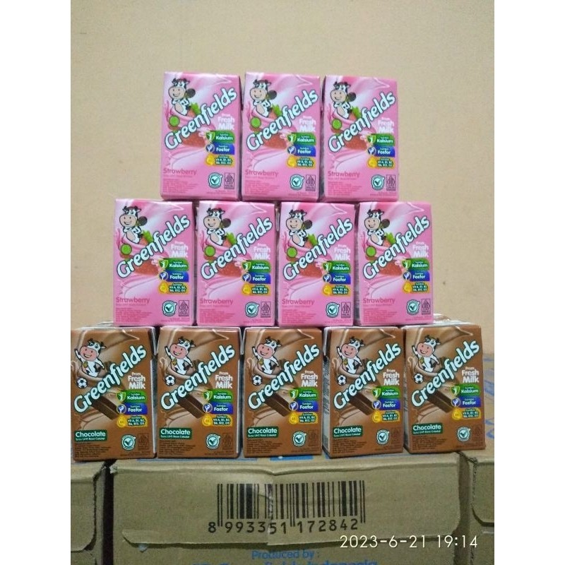 

Mamam_Asoy Susu Uht Greenfields 105Ml Fullcream Strawberry Chocomalt Karton Dus Isi 40 Exp Minimal