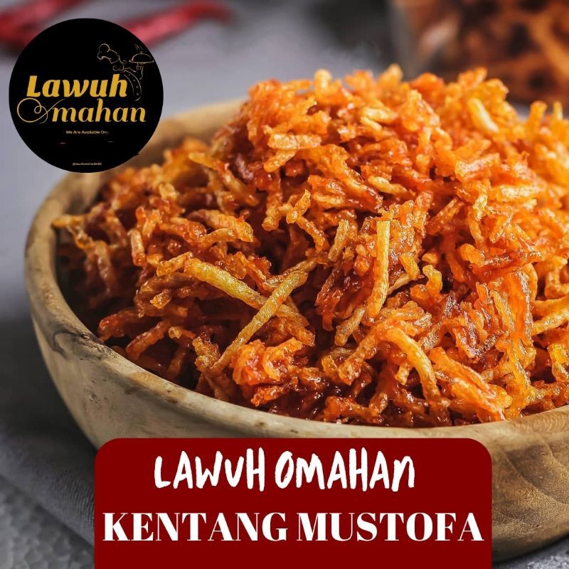 

Mamam_Asoy Kentang Mustofa 100 Gram Garing Kriukk Pedas Daunjeruk/Kacang/Teri