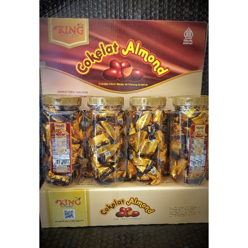 

Mamam_Asoy Cokelat Almond King Musdalifah 1 Dus ( Isi 4 Toples )