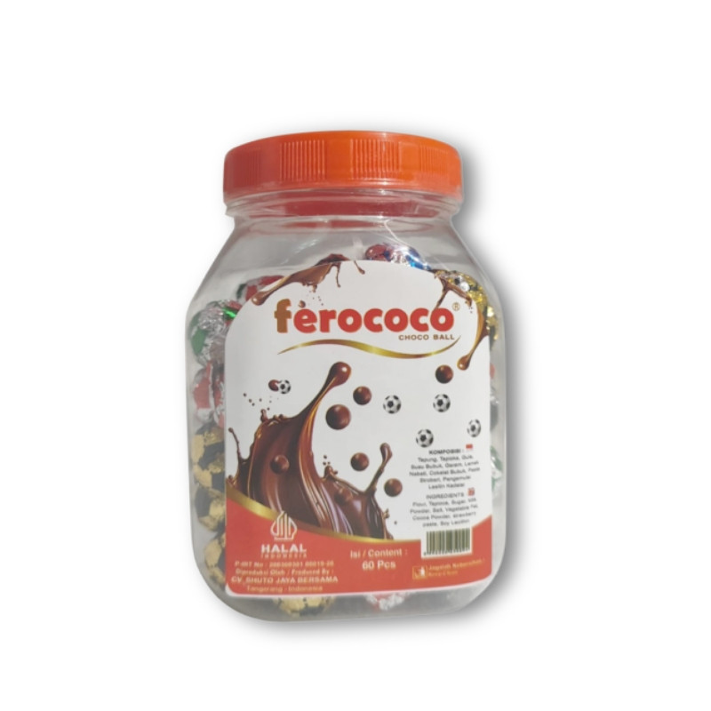 

Mamam_Asoy Ferococo Ball Coklat Bola Isi 60Pcs Kemasan Toples
