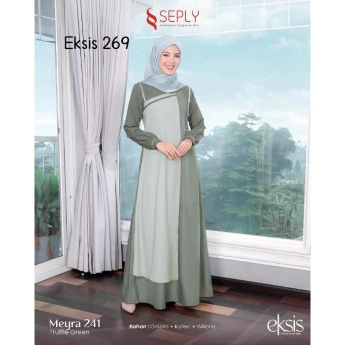 BEST SELLER SARIMBIT EKSIS 269 TRUFFLE GREEN / sarimbit seply terbaru 2025 / meyra 241 / selia 156 /