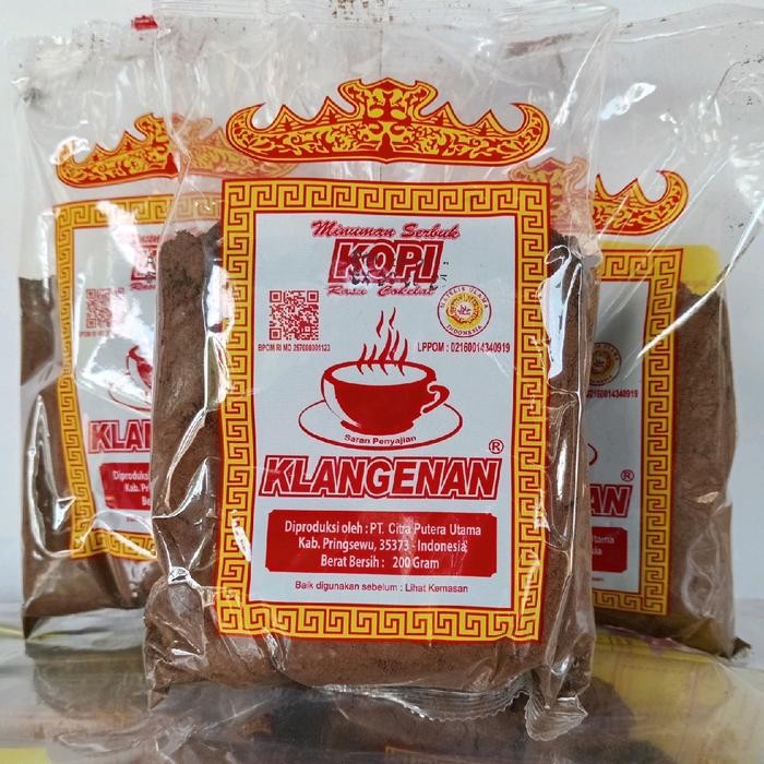 

Kopi KLANGENAN Kopi Bubuk Robusta Lampung Klangenan Asli (1kg) - Isi 5 Bungkus 200gr - Coffee