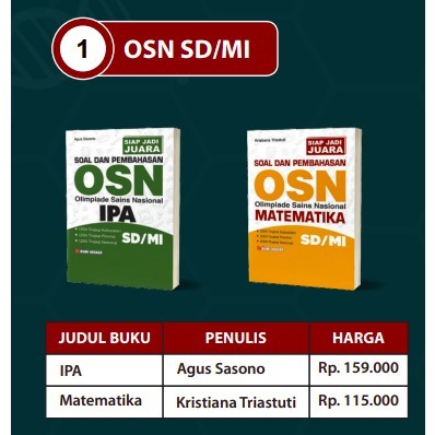 

BUKU OSN SD/MI - OSN IPA - OSN MATEMATIKA