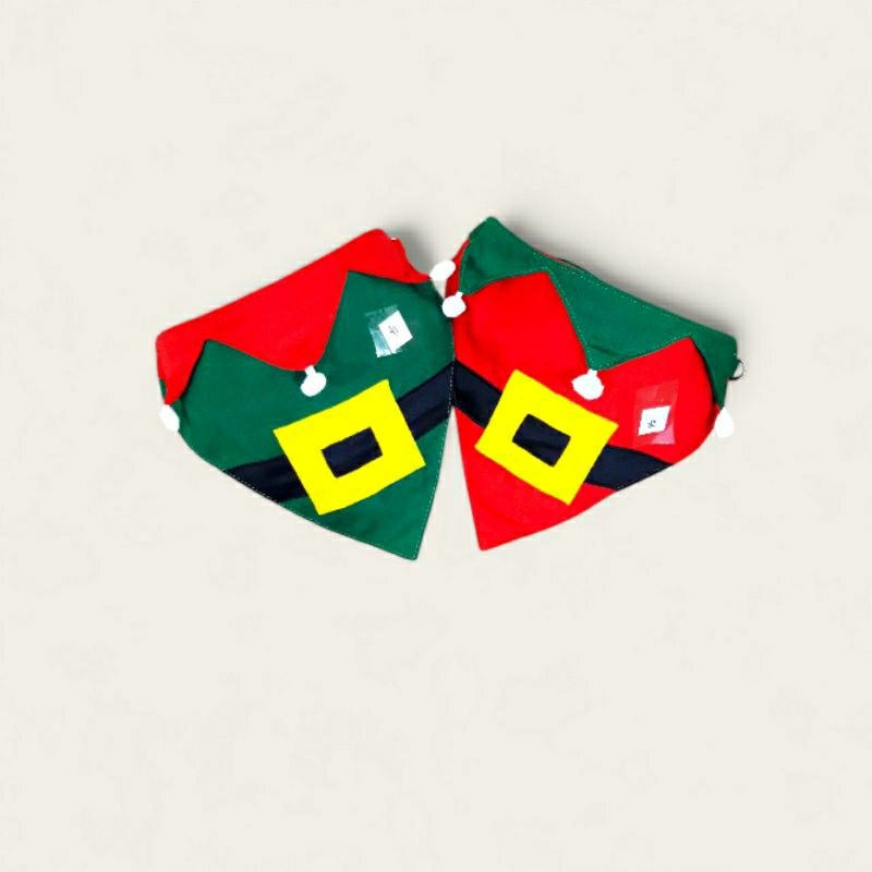 Baju natal anjing bib natal anjing bandana