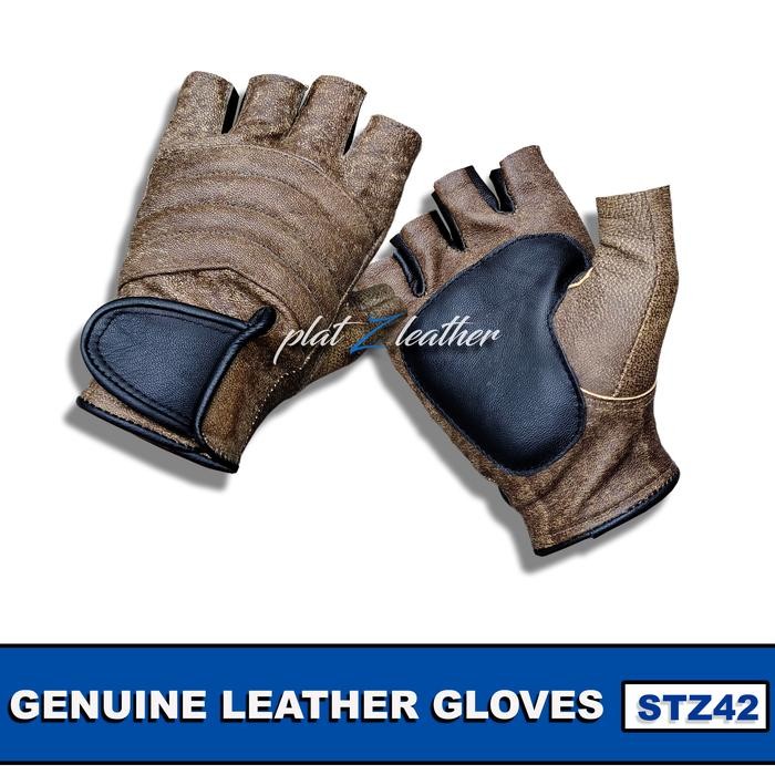 Sarung tangan kulit asli Garut . Genuine leather gloves STZ42
