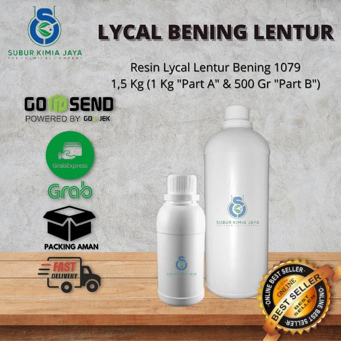 

Resin Lycal Lical Lentur Bening ibel 1,5 KG NC