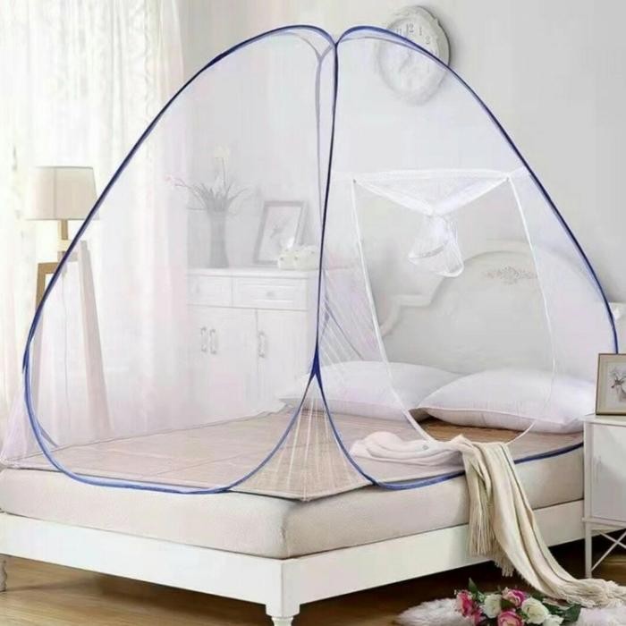 kelambu nyamuk 120x200 - kelambu tempat tidur lipat 120 x 200