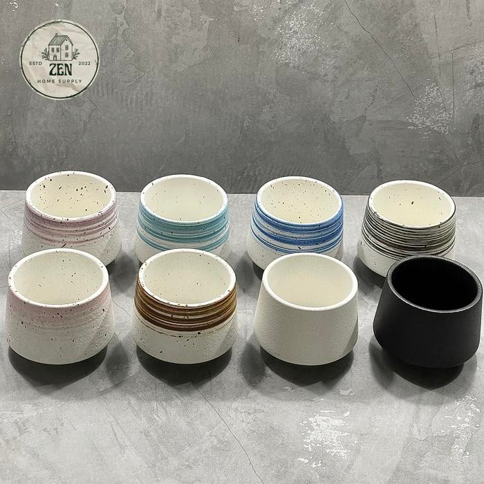 ZEN Mug Keramik Jepang Estetik / Gelas Kopi Teh Ocha