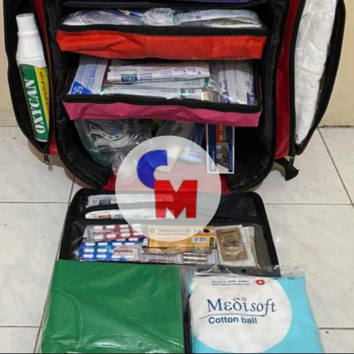 Tas Emergency Kit ( Emergency First Aid Kit ) Responder Bag Plus Isi