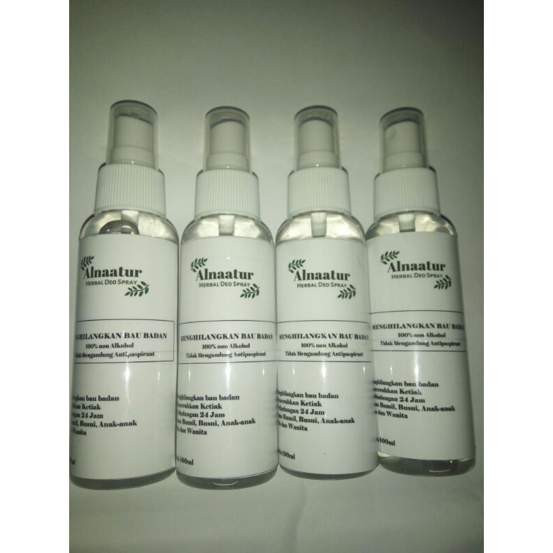 Deodoran Alnaatur (per 8 pcs) spray tawas 100ml promo paket reseller isi 8 pcs COD murah standar