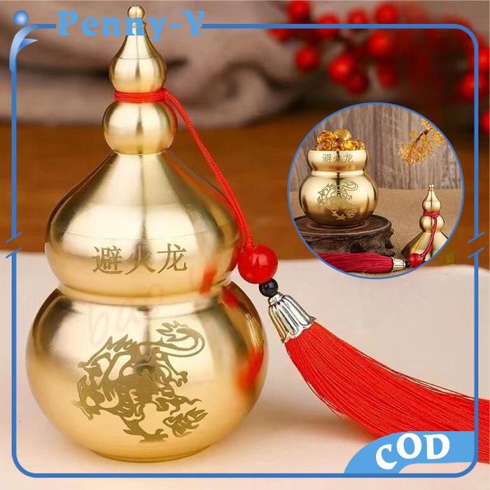 Labu Kuningan Cina Feng Shui Labu Labu Tembaga Cina Untuk Dekorasi Promo
