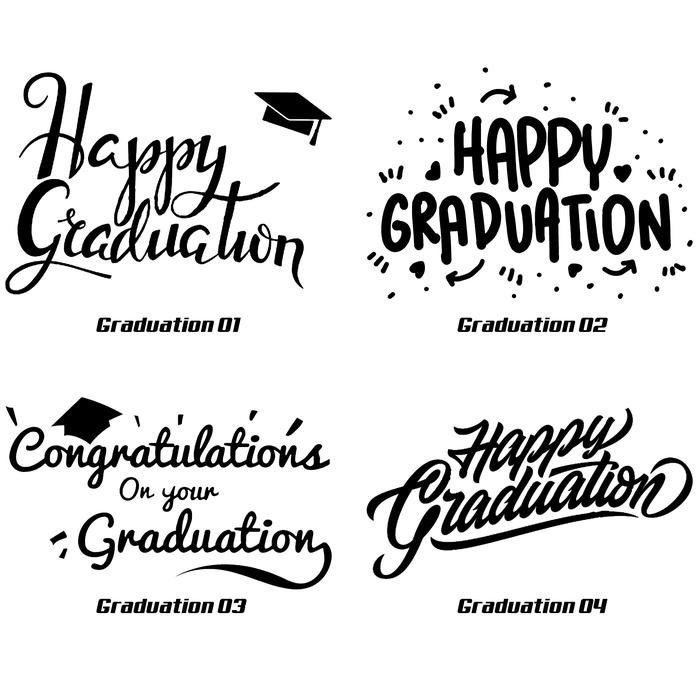PREMIUM Sticker Happy Graduation Balon Bobo PVC