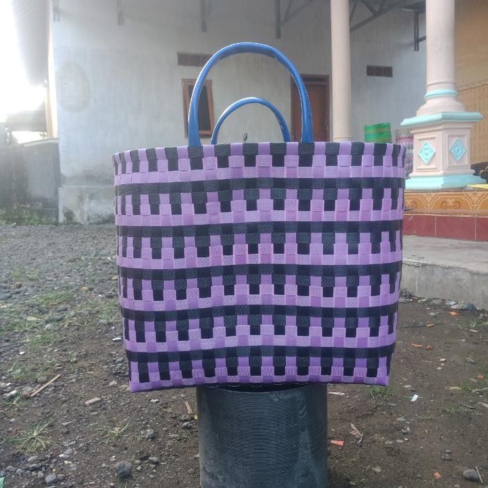 PREMIUM tas super jumbo tas belanja tas anyaman plastik