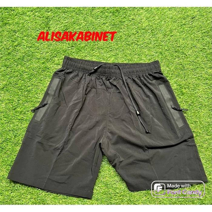 Celana Pendek Lari Hitam Polos TNI