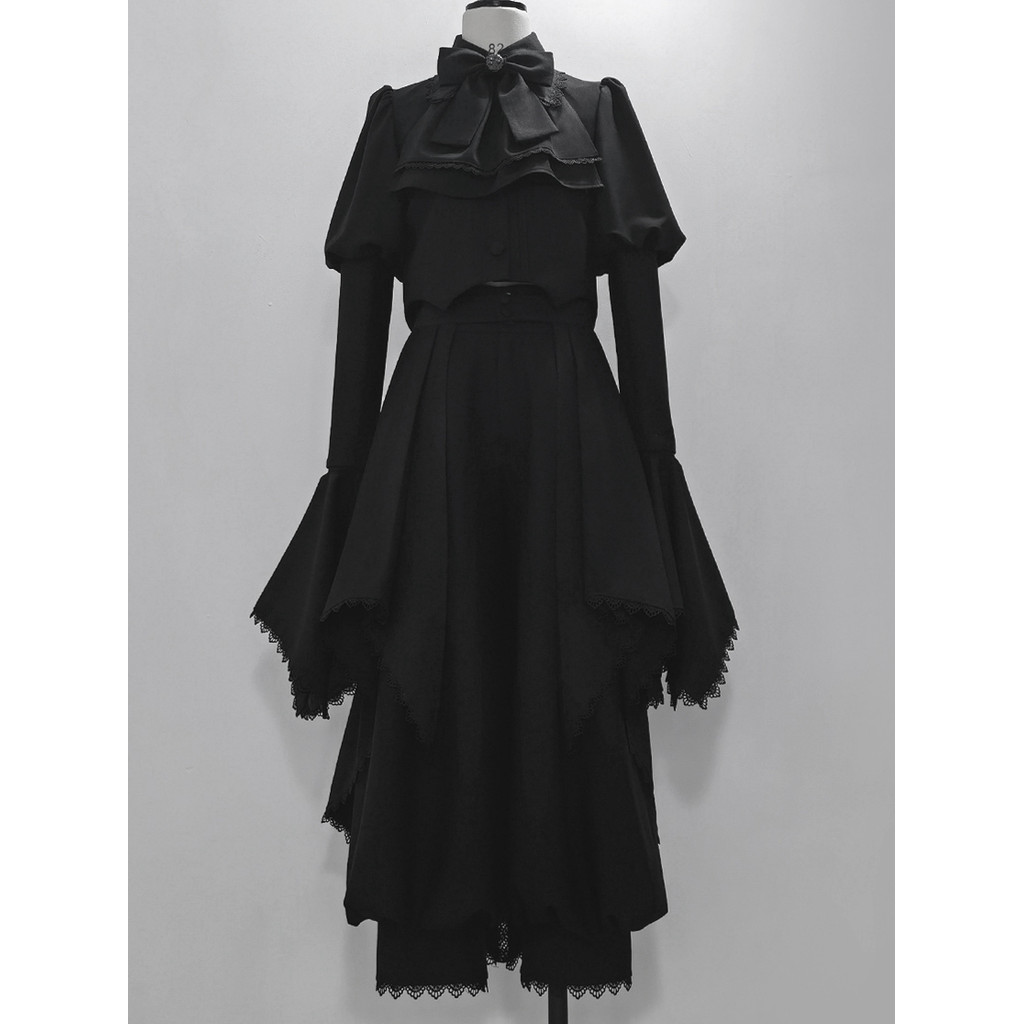 Pre-Order Ouji Lolita The Wizard'S Law Vintage Dark Goth Lolita Jacket And Trousers By Princess