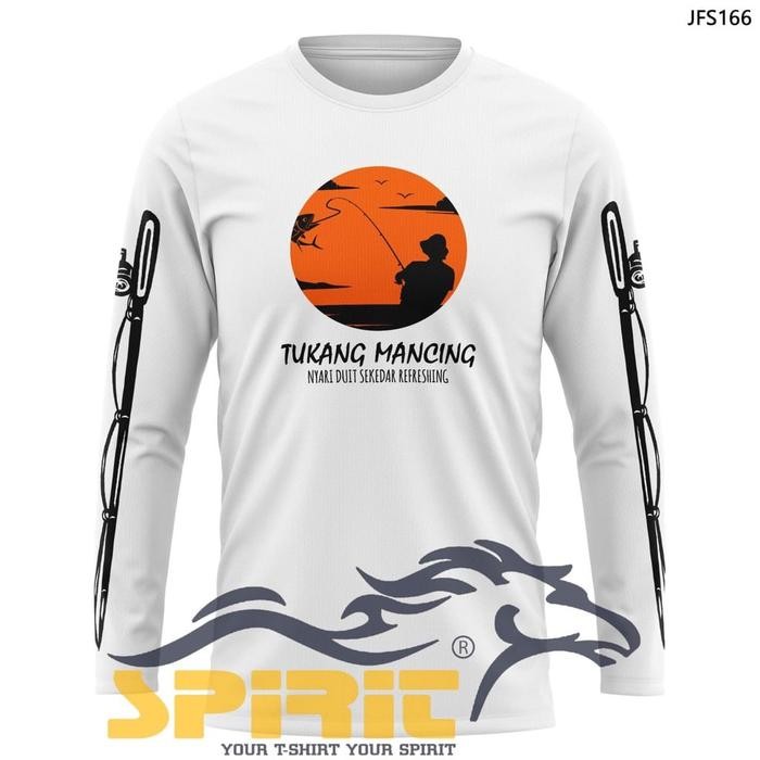 Kaos Mancing Lengan Panjang Pria Baju Pancing Baju Mancing Mania Jumbo Distro Premium