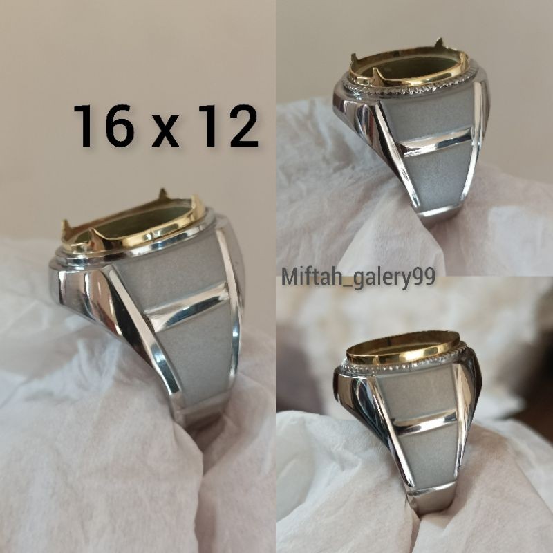 Ring Emban Cincin Monel Handmade Elegan Anti Karat