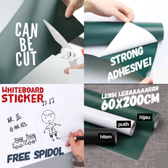 

Bricks - Stiker Papan Tulis Dinding Whiteboard Blackboard Putih Hitam Hijau