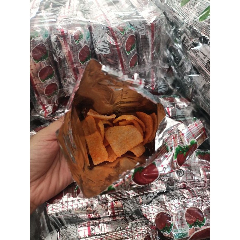 

Andrianbijaksana Tomato Crackers Snack Jisoo Thailand Halal 18Gr 28Gr 58Gr