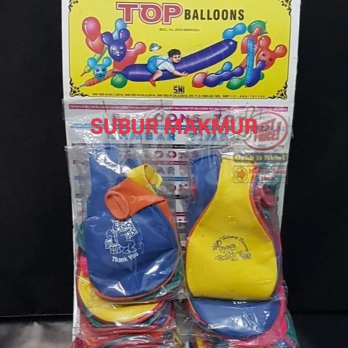 PREMIUM BALON TOP KKL ukuran Besar / BALON Tiup TOP KKL
