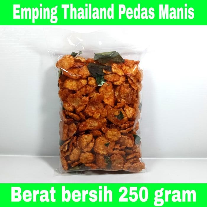 

Emping Thailand Pedas Manis Jeruk Primasari Kiloan Murah Cemilan 250 G