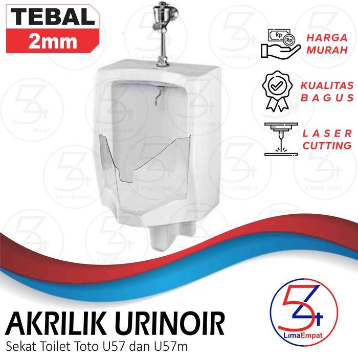 Mika Urine Sekat Toilet / Akrilik Urinoir