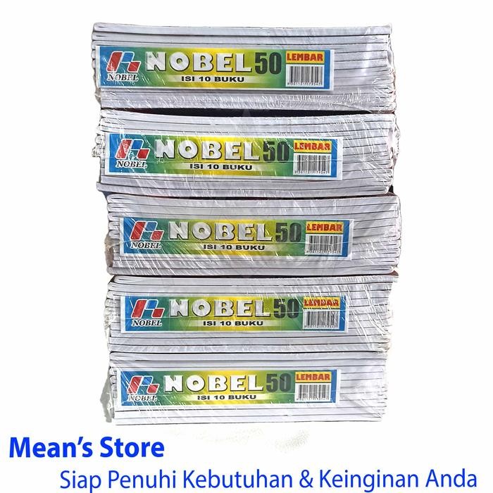 

Buku Tulis Nobel Isi 50 Lembar / Buku Tulis Smk / Sma / Smp Boxy B5 #Gratisongkir