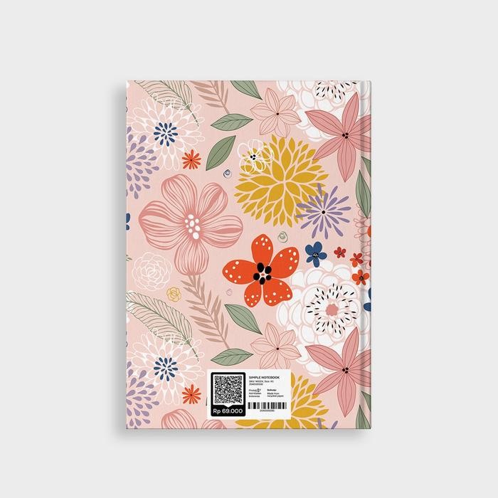 

Simple Notebook Custom Theflower - Custom Notebook - Planner #Gratisongkir