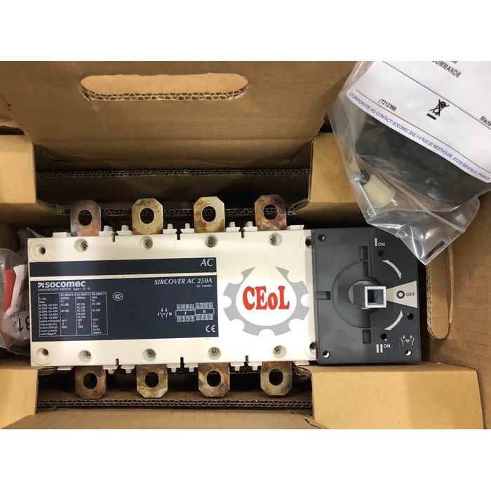 Ohm Saklar Manual / Cos 4P 250A Socomec