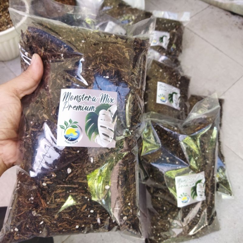 Pinan Shop Media Tanam Porous Aroid Varigata Premium 1Kg Siap Pakai