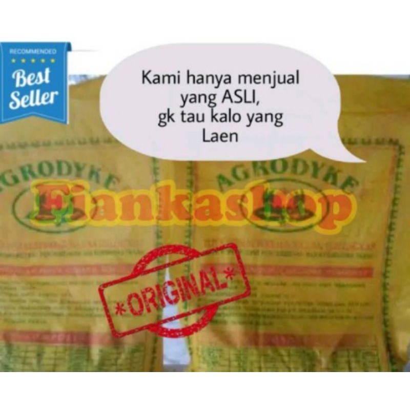 Pinan Shop Free Ongkir Paket Pupuk Agrodyke 25 Kg Untuk Sawit Coklat Holtikultura Palawija Aman