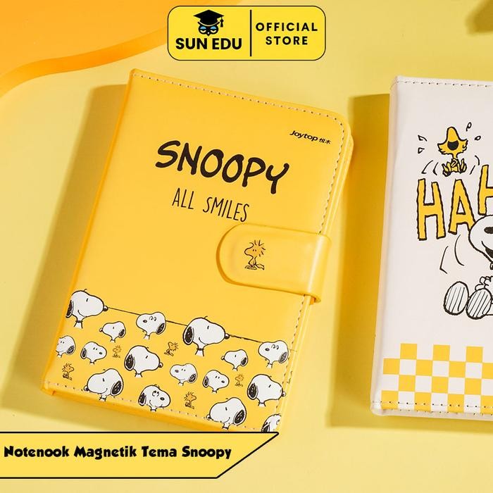 

Agenda Book A6/ Diary Ukuran A6/ Buku Catatan Snoopy Magnet Kertas Paper Stationery Buku Journal