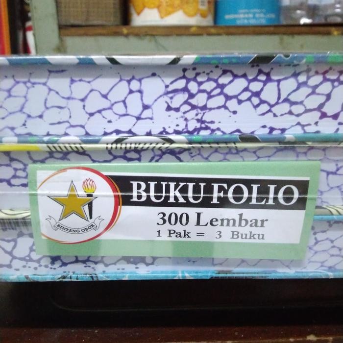

Buku Folio Hardcover Bintang Obor 300 Lembar #Gratisongkir
