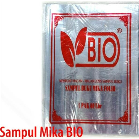 

Sampul Buku Mika Ukuran Folio Tebal 0.06Micron /Pak 60Lembar #Gratisongkir