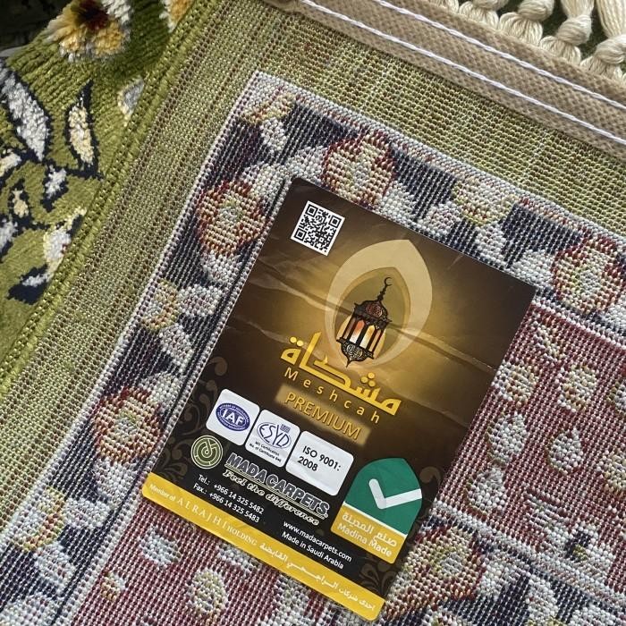 Sajadah Raudhah Al Rawdah Mada Silk asli Madinah