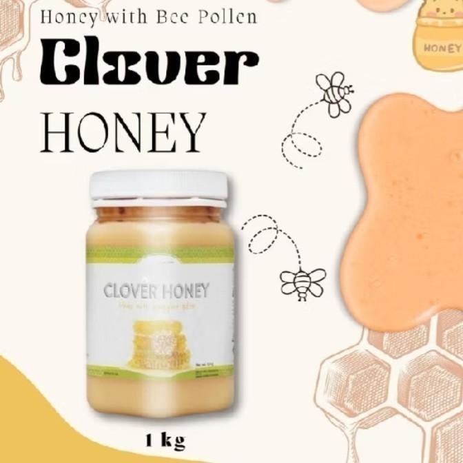

madu clover hdi 1kg ori exp 2026 jamin ori 100% free sendok kayu