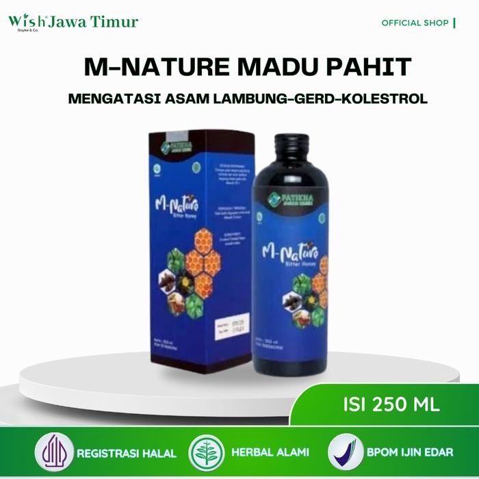 

M NATURE MADU KESEHATAN BITER HONEY MADU PAHIT HALAL DAN BPOM MNATURE
