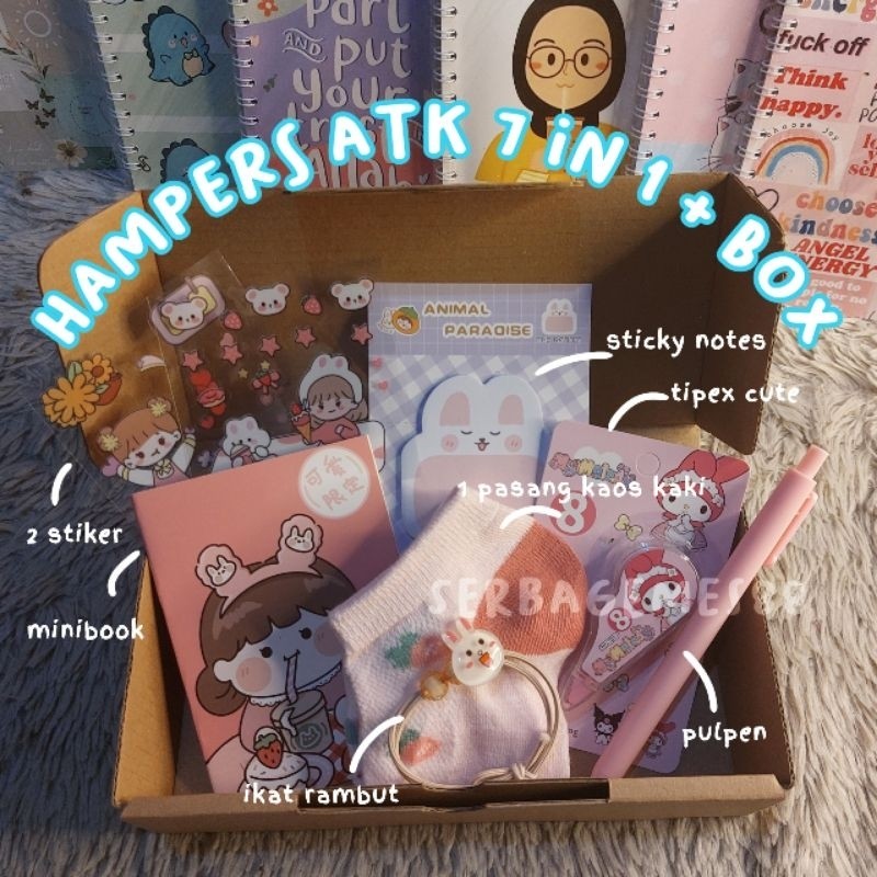 

FLASH SALE SERBAGEMES88 - SET ALAT TULIS 7 IN 1 LENGKAP / GIFT HAMPERS KADO HADIAH SEKOLAH /