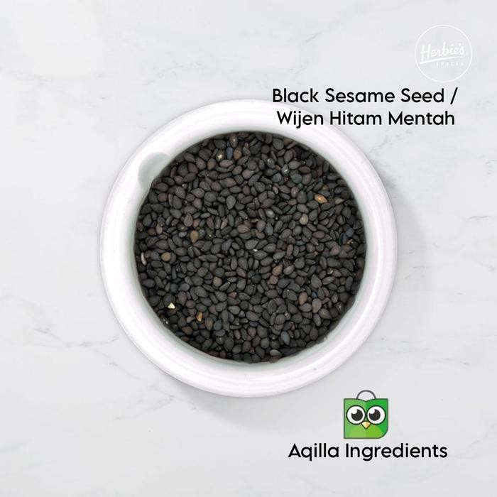 

Black Sesame Seed 1Kg / Wijen Hitam Mentah
